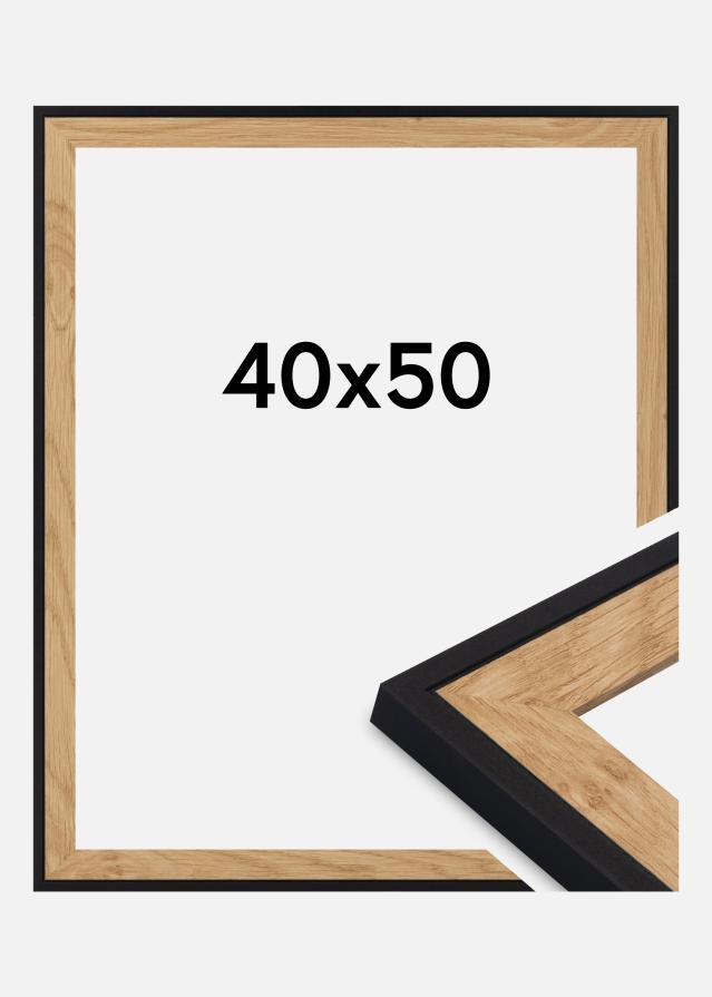 Keret Iris Akrilüveg Fekete 40x50 cm