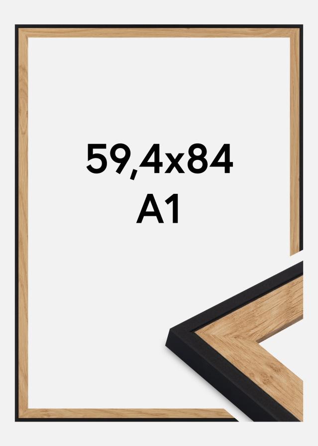 Keret Iris Akrilüveg Fekete 59,4x84 cm (A1)