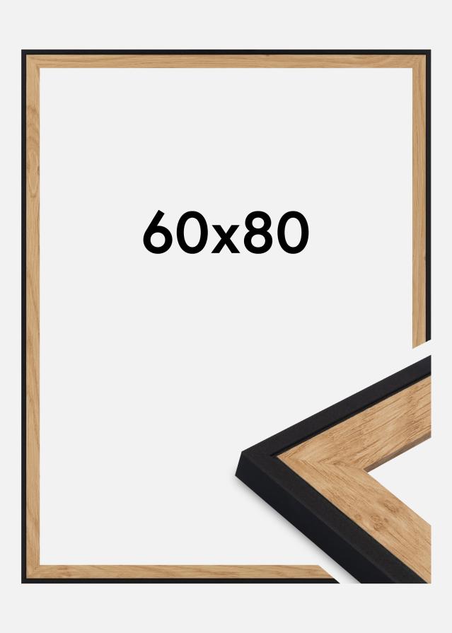 Keret Iris Akrilüveg Fekete 60x80 cm