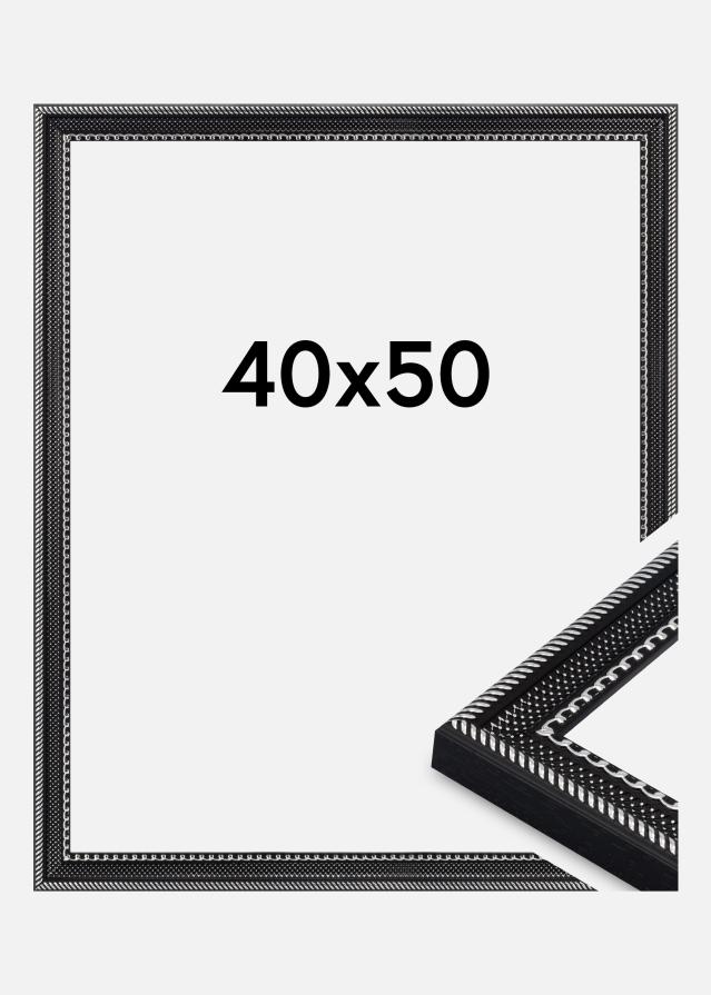 Keret Trellis Akrilüveg Fekete 40x50 cm