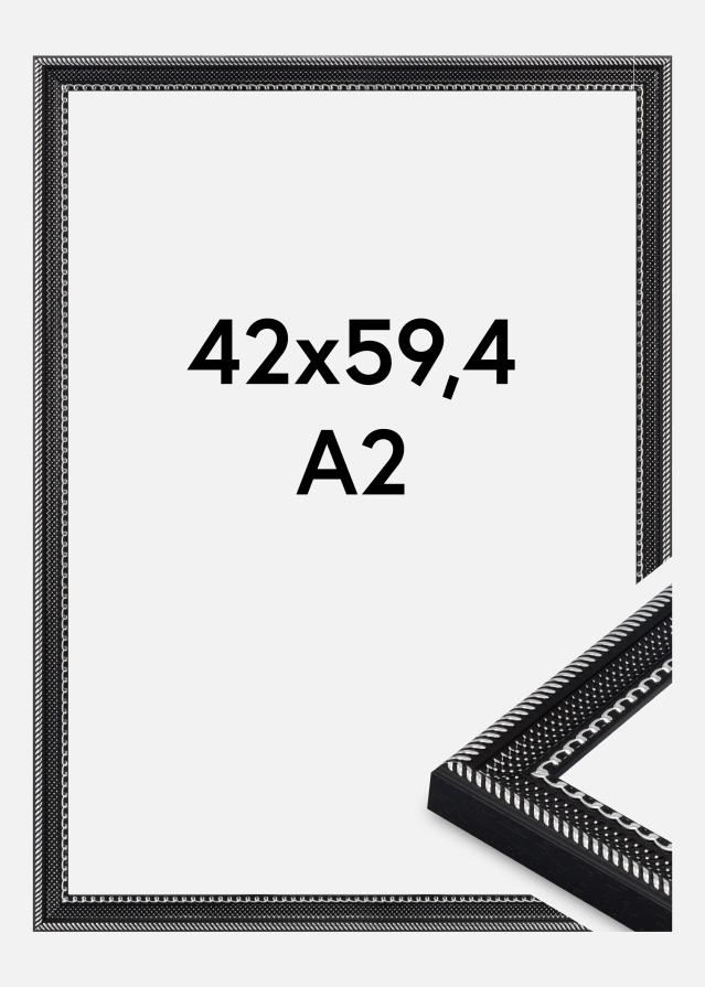 Keret Trellis Akrilüveg Fekete 42x59,4 cm (A2)