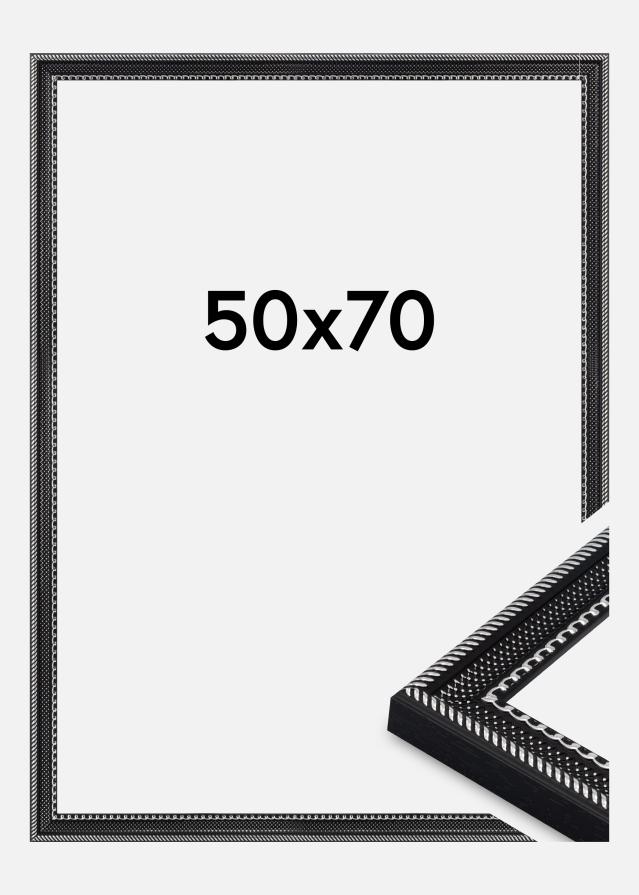 Keret Trellis Akrilüveg Fekete 50x70 cm