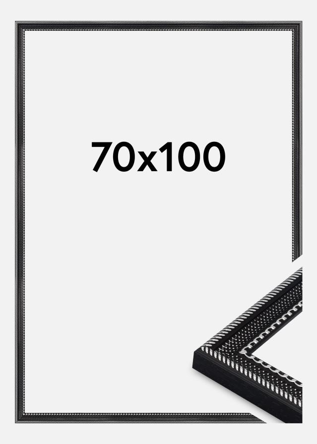 Keret Trellis Akrilüveg Fekete 70x100 cm