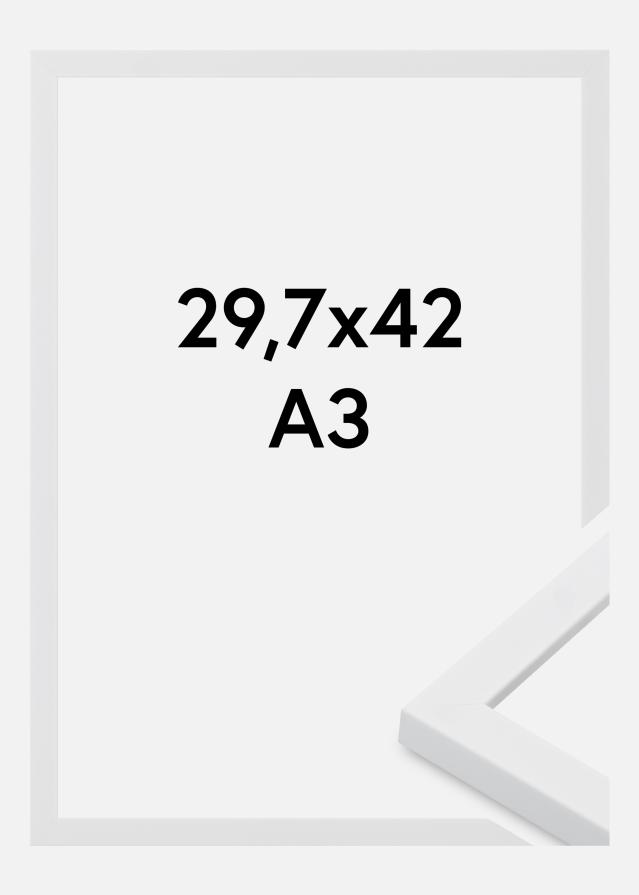 Keret Oban Akrilüveg Fehér 29.7x42 cm (A3)