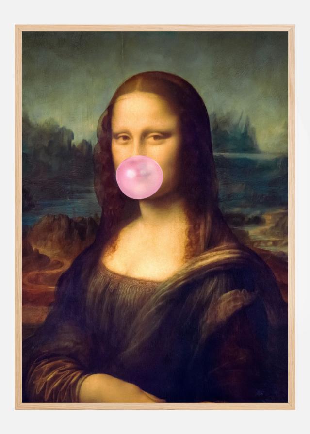 Mona Lisa Bubble Gum Poszter