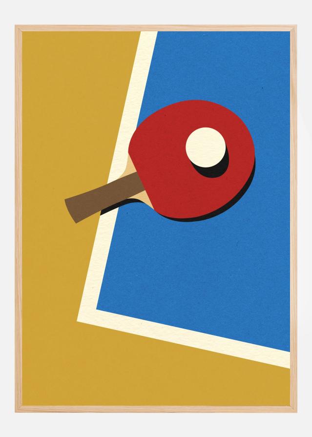 Table Tennis Team Red Poszter