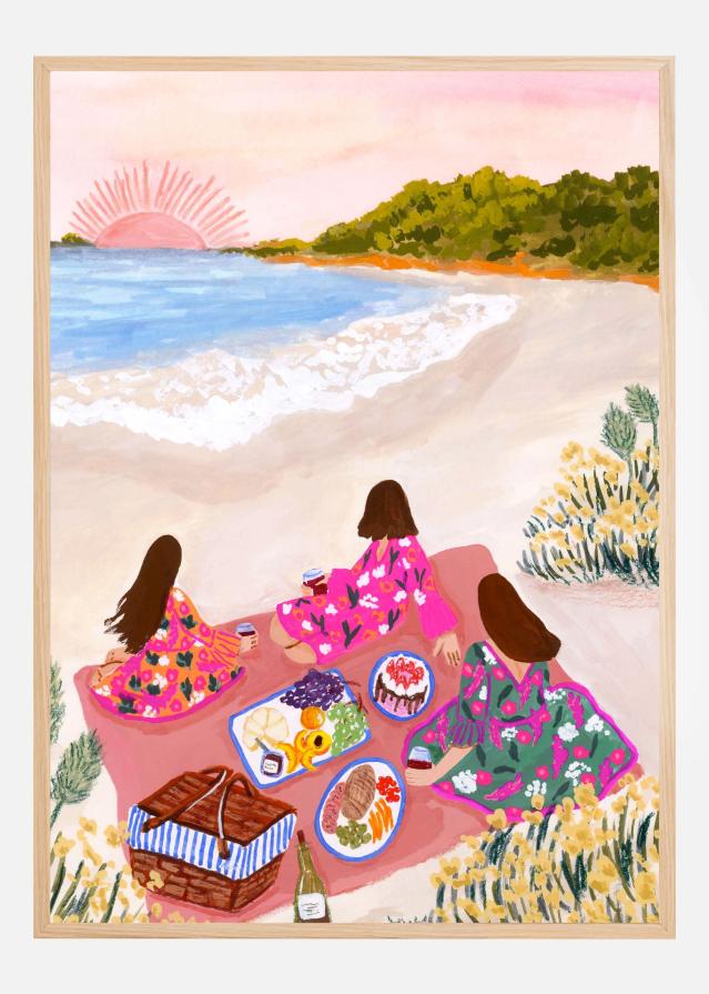 Beach Picnic Poszter