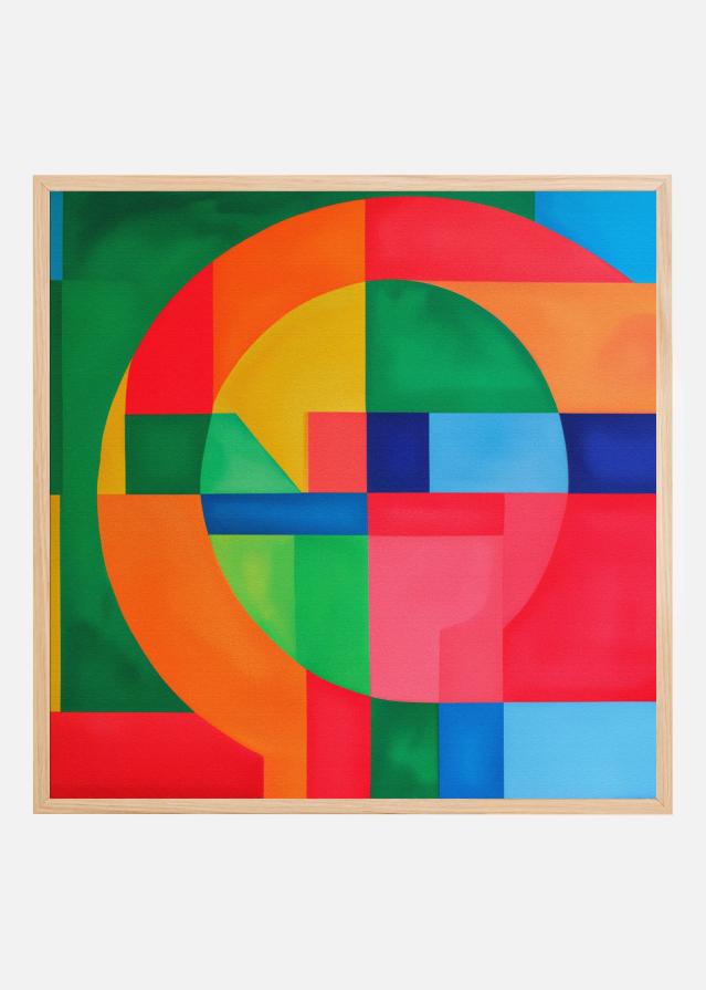 Colorful Geometry Poszter