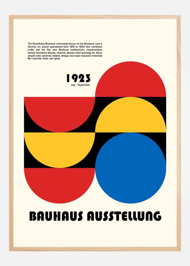 Bauhaus Ausstellung Poszter