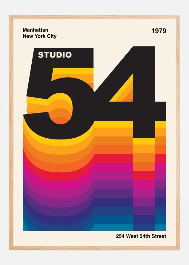 Studio 54 Retro Design Poszter