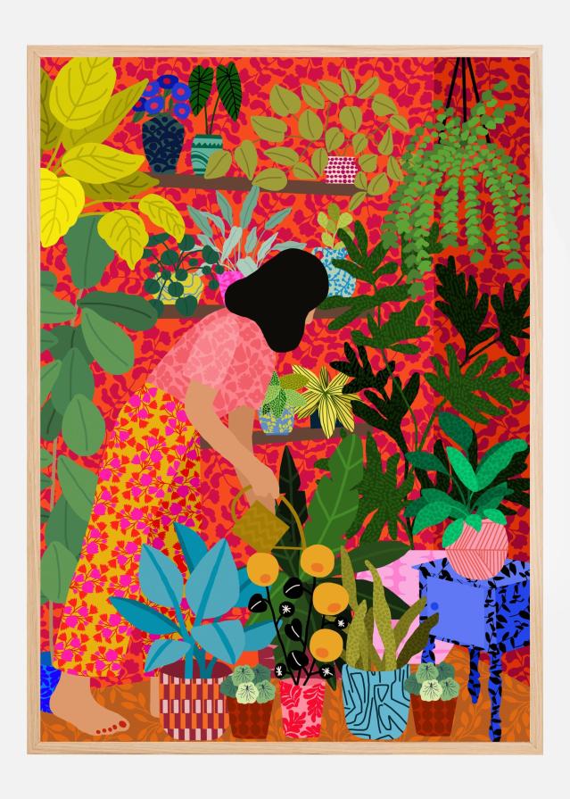 Watering My Plants Poszter