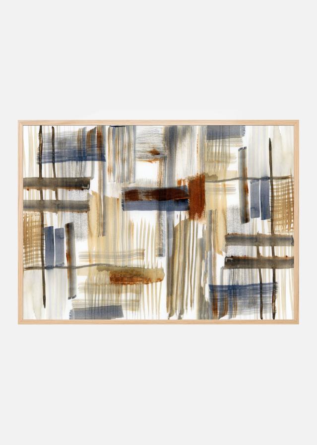 Earthtone Shapes Poszter