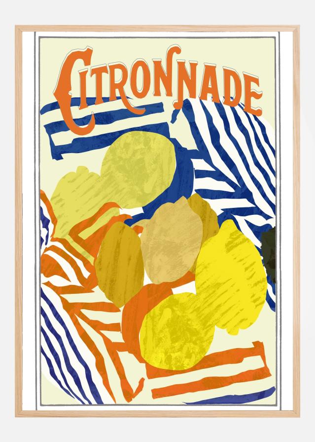 Citronnade Orange and Blue Poszter