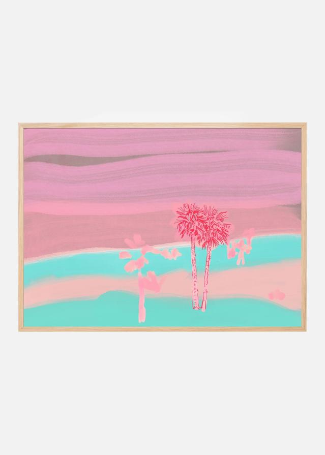 Beach Sundown In Sicily Poszter