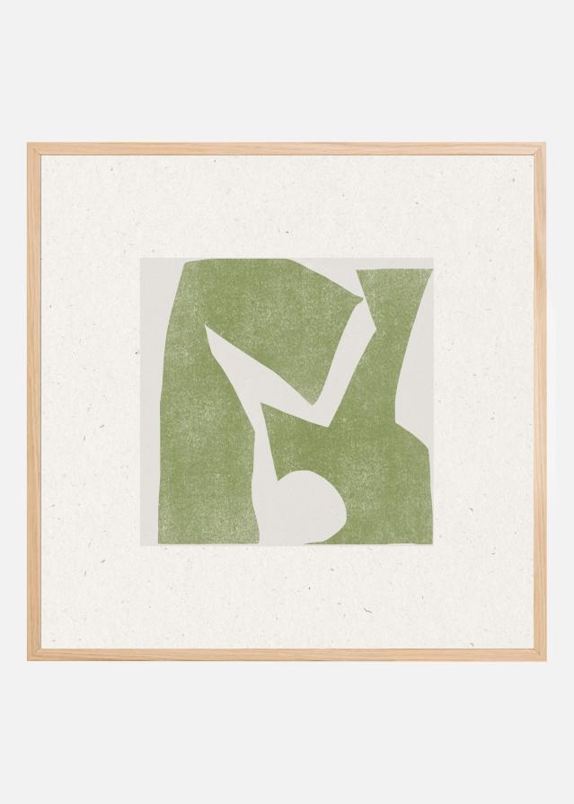 Green Geometric Harmony Poszter