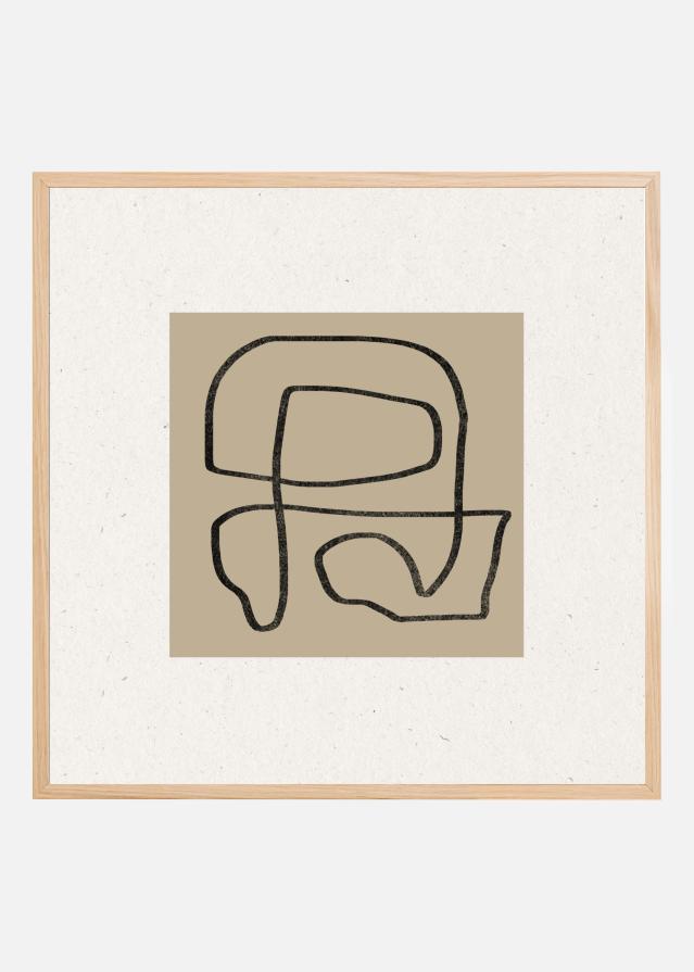 Curved Labyrinth Poszter