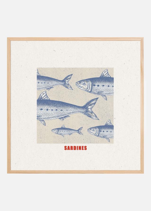 Blue Fish Harmony Poszter