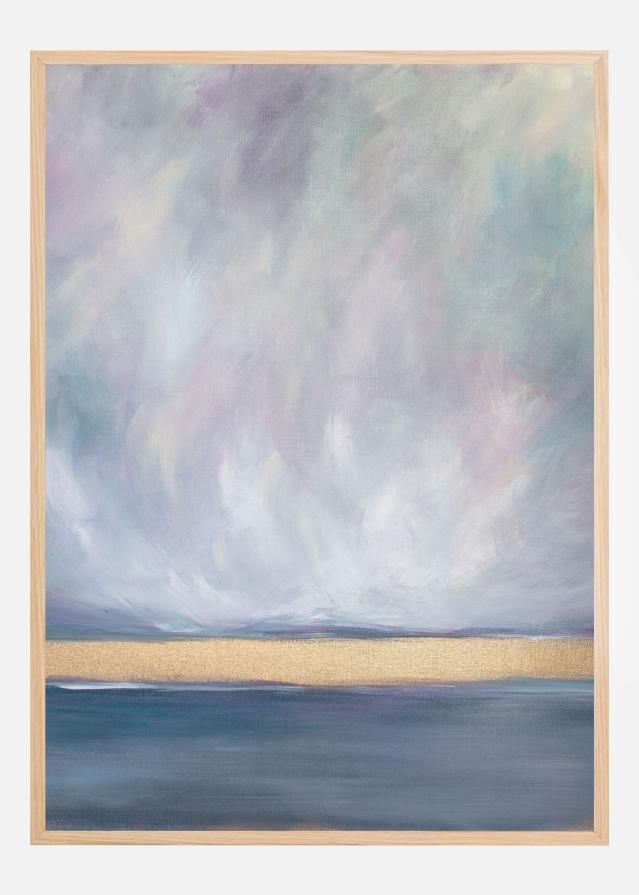 Peaceful Golden Horizon Poszter