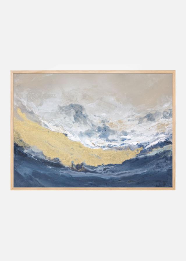 Golden Horizon Wave Poszter