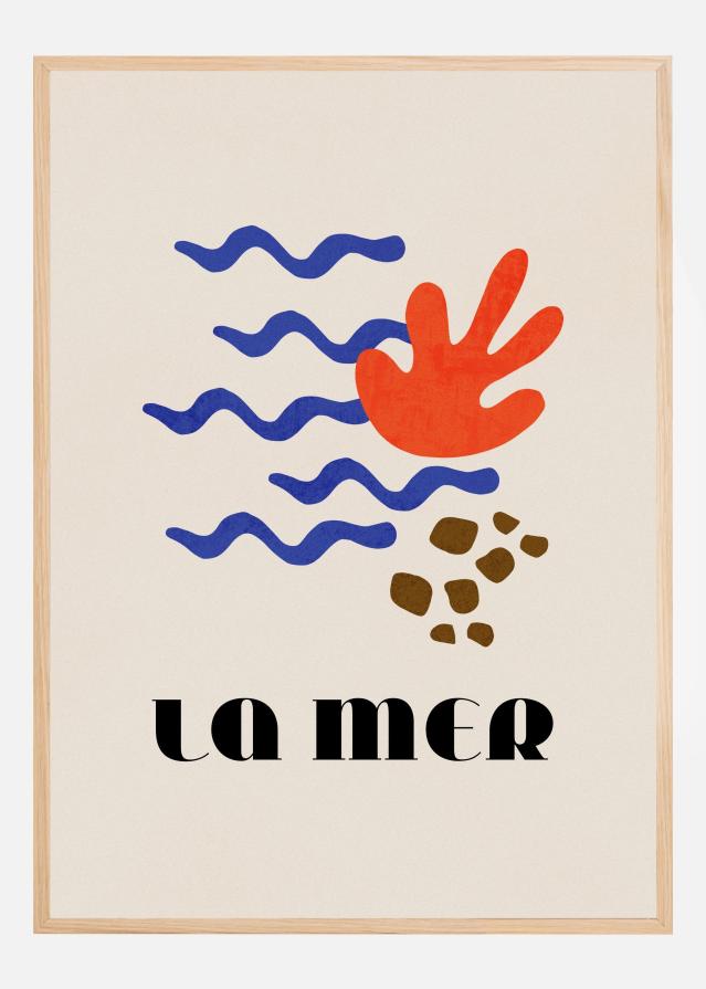 La Mer Abstract Ocean No. 02 Poszter