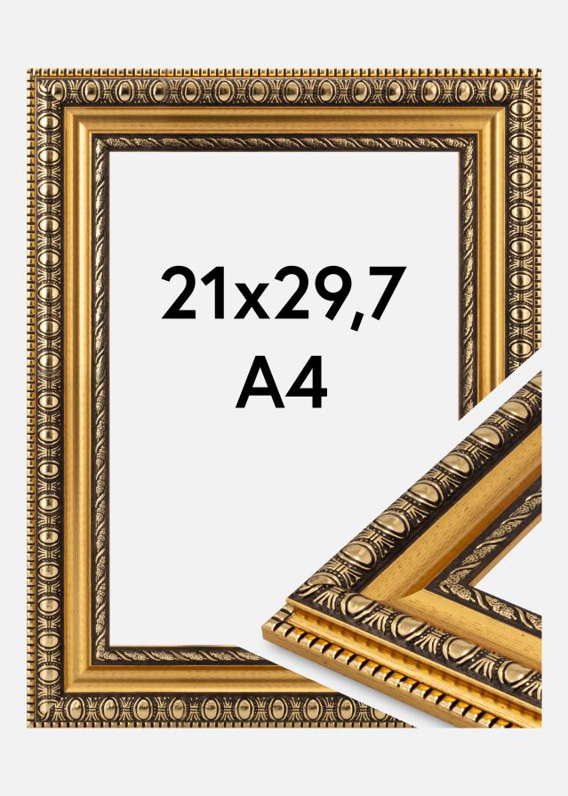 Keret Ornato Akrilüveg Arany 21x29,7 cm (A4)