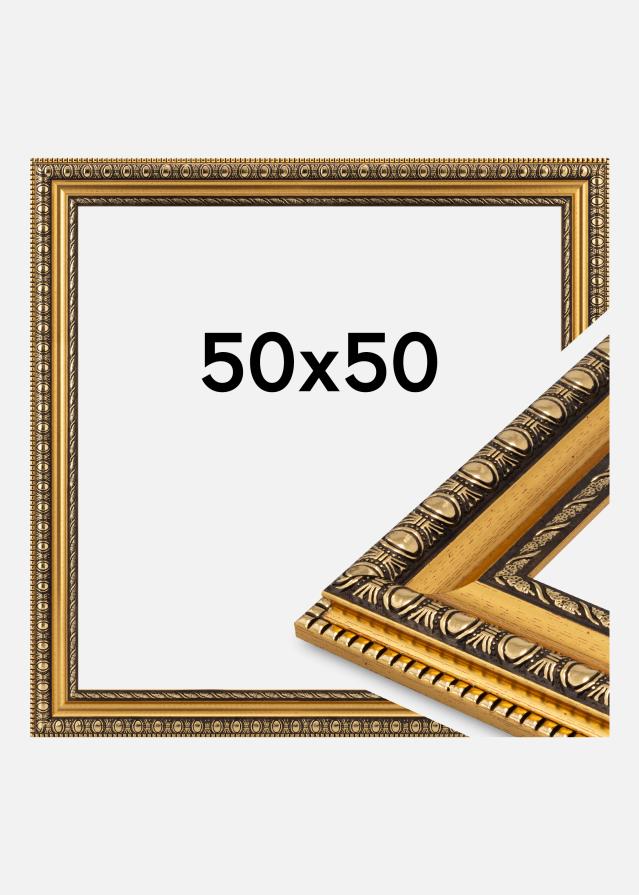 Keret Ornato Akrilüveg Arany 50x50 cm
