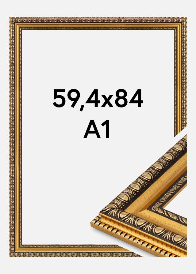 Keret Ornato Akrilüveg Arany 59,4x84 cm (A1)