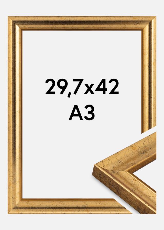 Keret Conca Akrilüveg Arany 29,7x42 cm (A3)