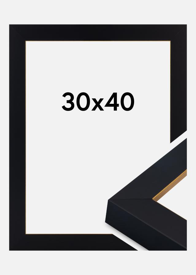 Keret Sussex Akrilüveg Fekete/Arany 30x40 cm