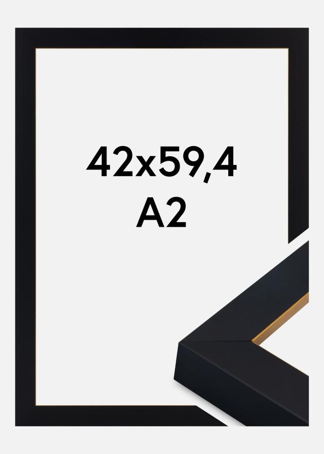 Keret Sussex Akrilüveg Fekete/Arany 42x59,4 cm (A2)