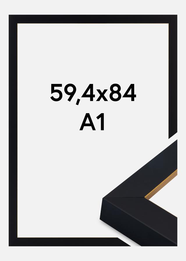 Keret Sussex Akrilüveg Fekete/Arany 59,4x84,1 cm (A1)