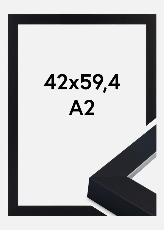 Keret Sussex Akrilüveg Fekete/Ezüst 42x59,4 cm (A2)