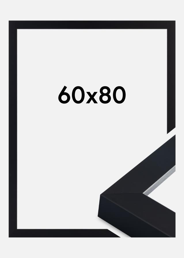 Keret Sussex Akrilüveg Fekete/Ezüst 60x80 cm