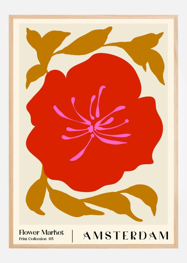 Flower Market. Amsterdam Poszter