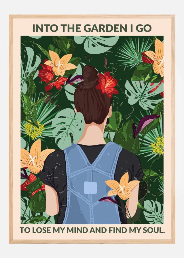 Into the Garden Standard Wall Art Poszter