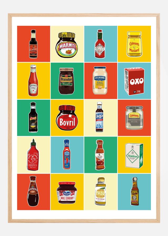 Taxonomy of Condiments Poszter