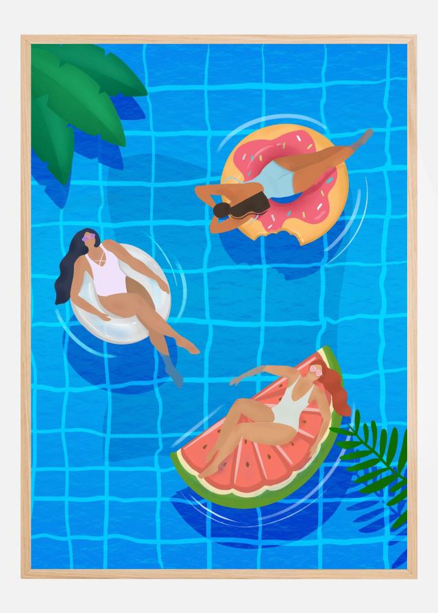 Pool Ladies Poszter