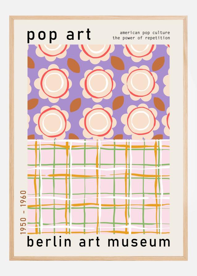 Berlin Art Museum Pop Art Poszter