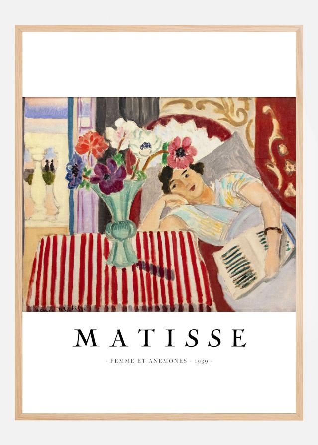 Femme Et AnAcmones II - Henri Matisse Poszter