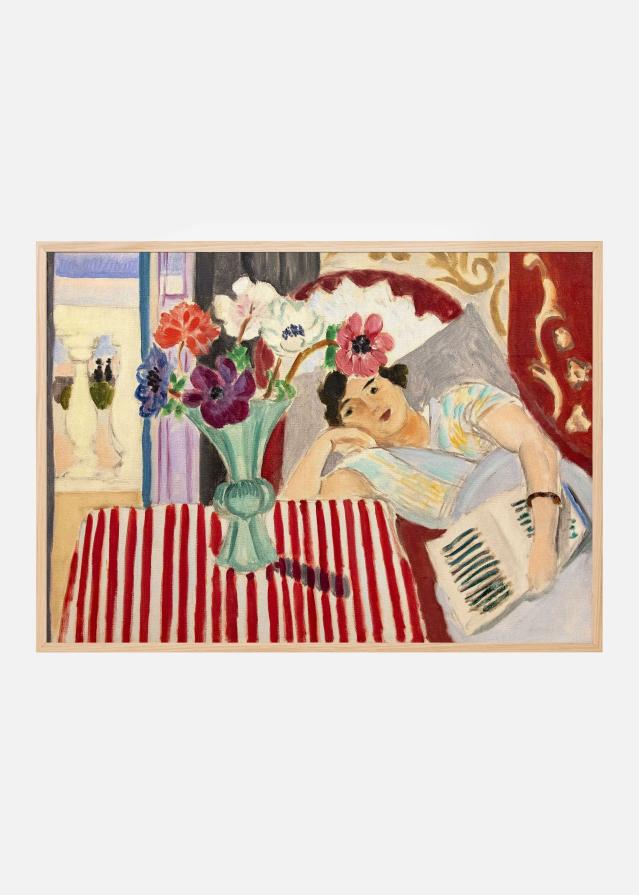 Femme Et AnAcmones - Henri Matisse Poszter