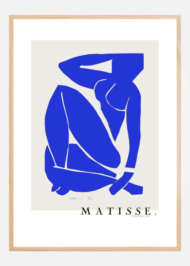 Nudo Blu III 1952 Boarder - Henri Matisse Poszter