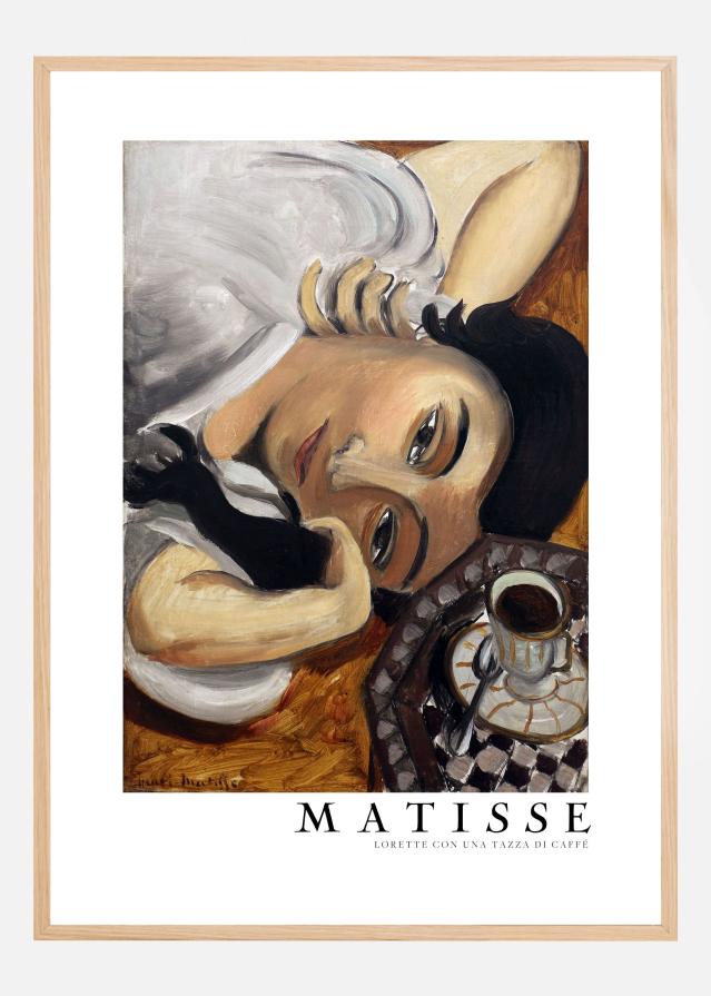 Lorette Con Una Tazza Di Caffe 1916 Boarder - Henri Matisse Poszter