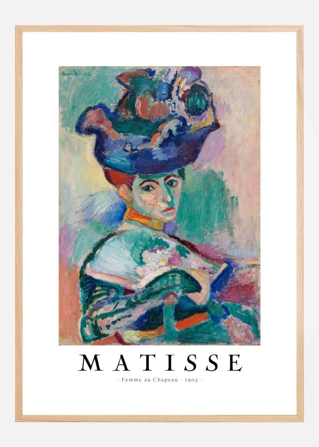 Woman With Hat 1905 - Henri Matisse Poszter