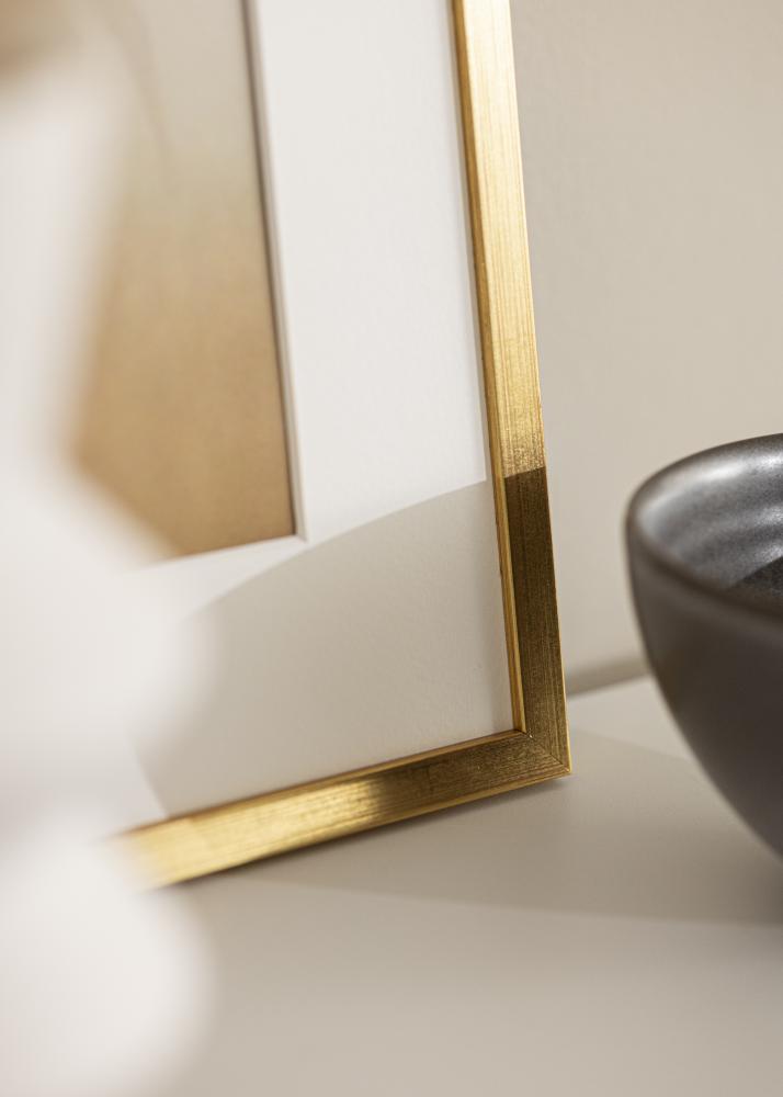 Keret Edsbyn Arany 40x45 cm - Paszpartuk fehér 28x34 cm