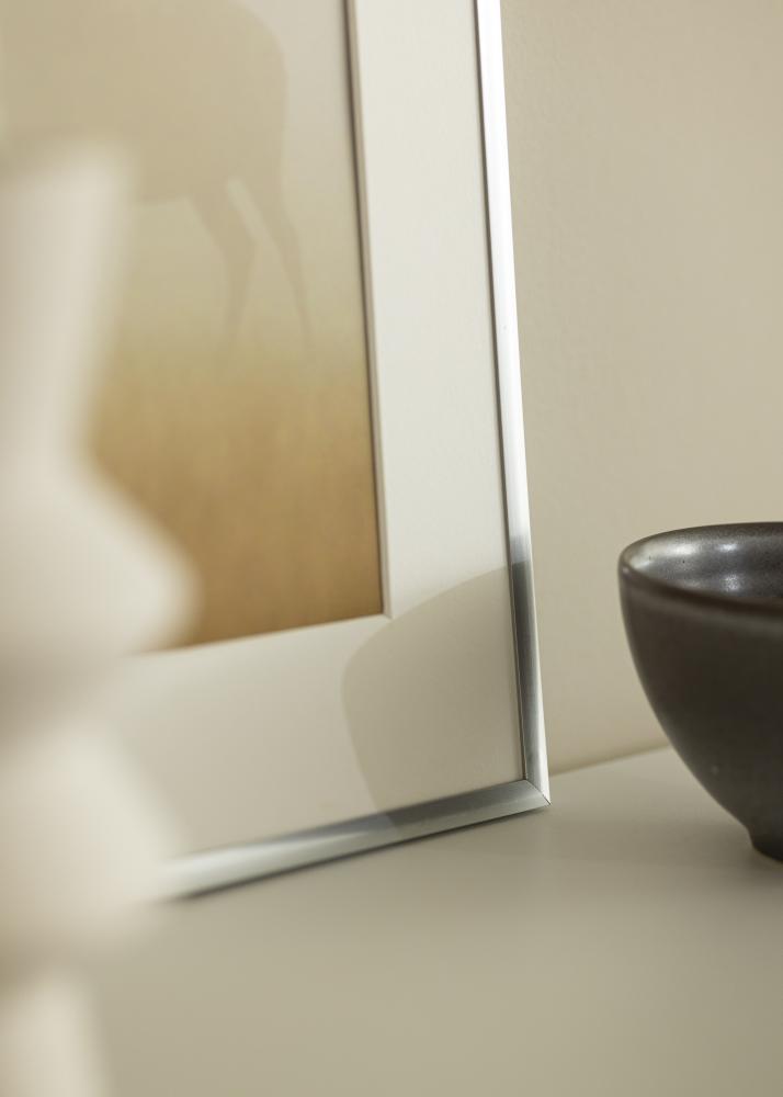 Keret New Lifestyle ezüst 10x18 cm - Paszpartuk fehér 8x10 cm