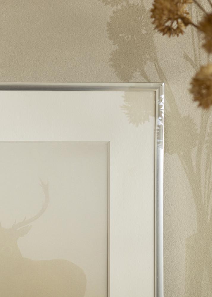 Keret New Lifestyle ezüst 10x18 cm - Paszpartuk fehér 8x10 cm