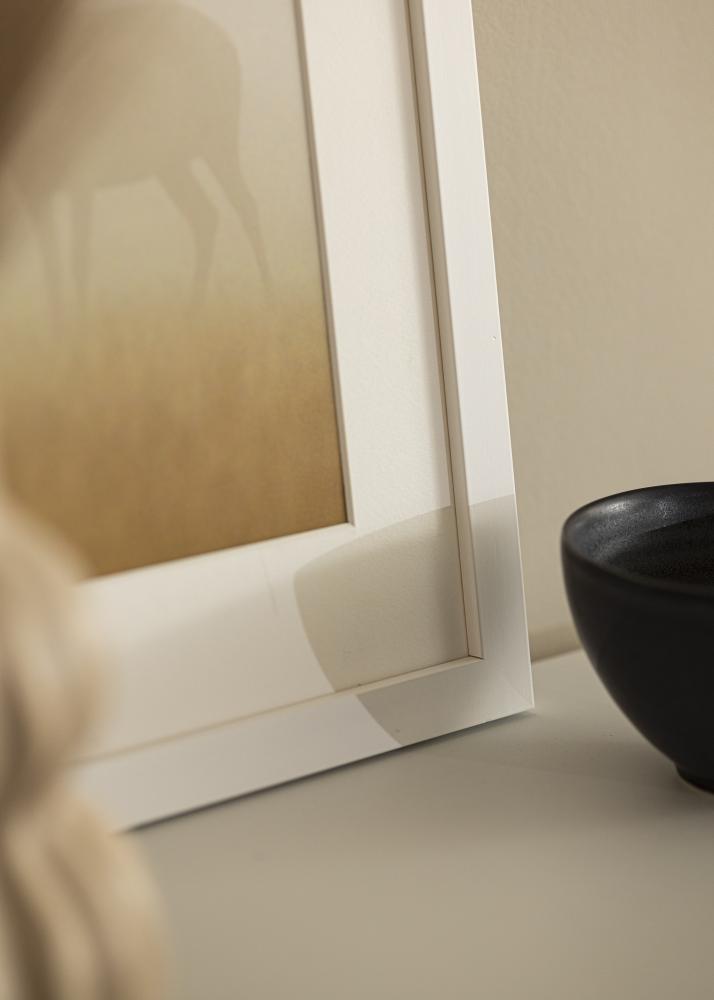 Keret Fehér faipari 65x90 cm - Paszpartuk Fehér 55x80 cm