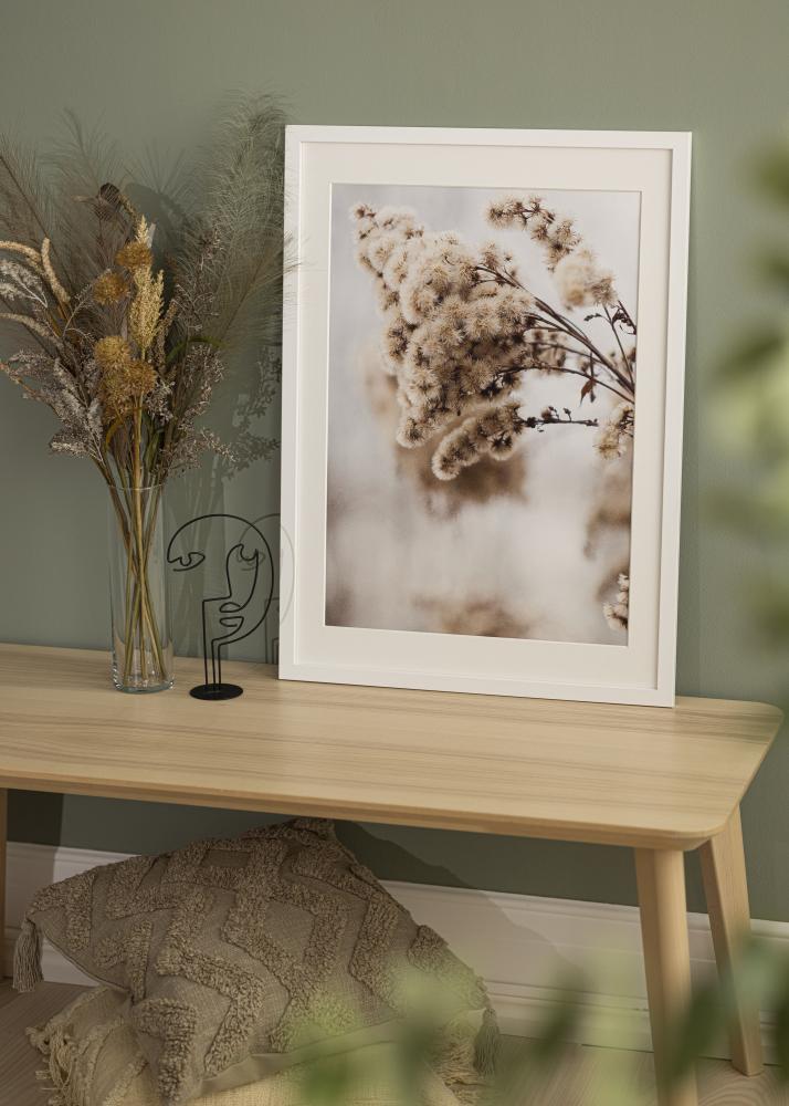 Keret Fehér faipari 65x90 cm - Paszpartuk Fehér 55x80 cm