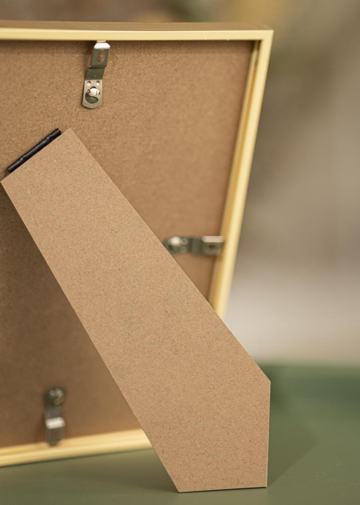 Keret New Lifestyle Arany 20x20 cm - Paszpartuk Fehér 15x15 cm