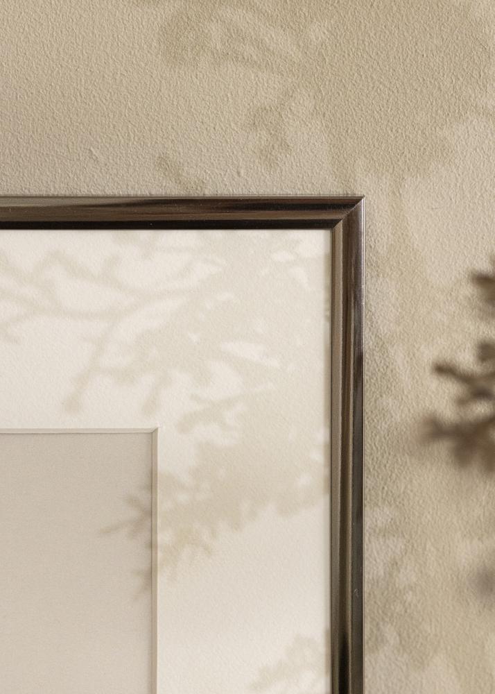 Keret New Lifestyle Acél 10x18 cm - Paszpartuk Fehér 8x10 cm